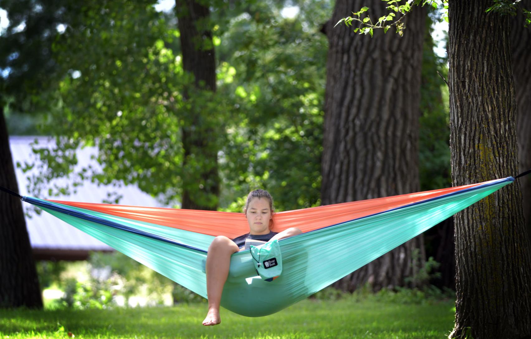 HANGING IN A HAMMOCK
